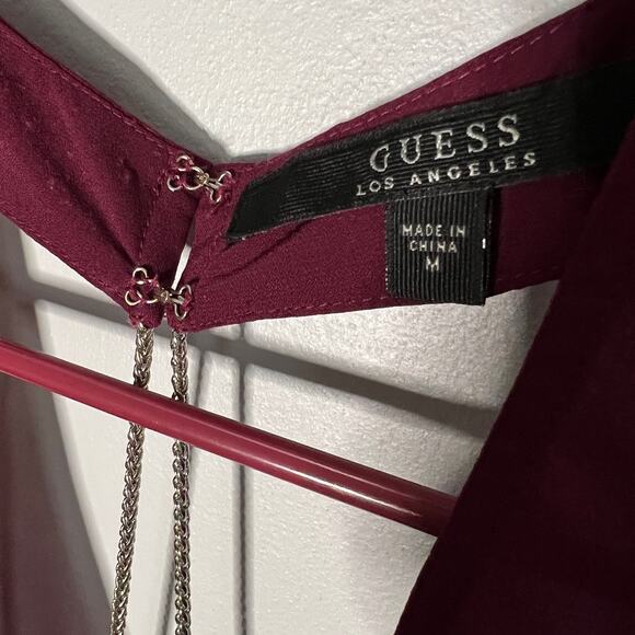 Y2K Guess Flowy Embellished Halter Top Medium - Picture 6 of 6